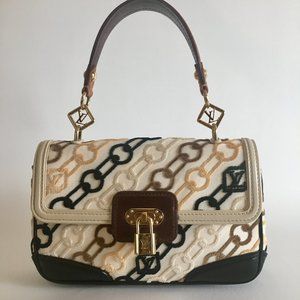 LOUIS VUITTON VELVET RABAT POCHETTE BAG